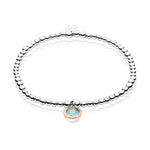 September Birthstone Silver and Agate Affinity Bracelet