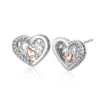 Always in My Heart Silver and Topaz Earrings