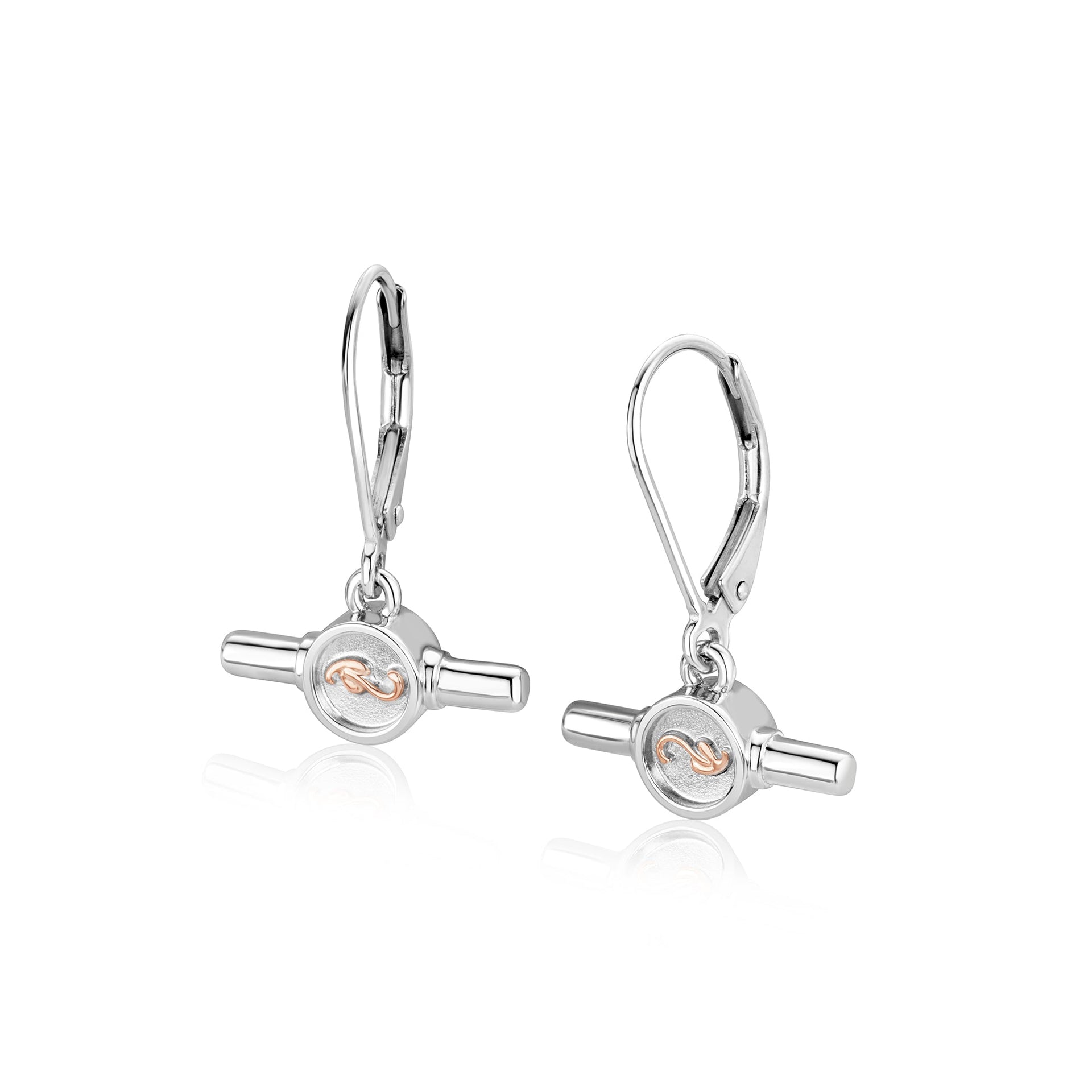 Tree of Life® Insignia T-Bar Silver Earrings