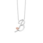 Tree of Life® Initials Silver Necklace - Letter B