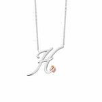 Tree of Life® Initials Silver Necklace - Letter H