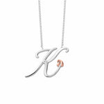 Tree of Life® Initials Silver Necklace - Letter K