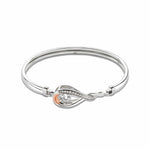 Eternity Silver Bangle