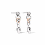 Lovespoons Silver Drop Earrings