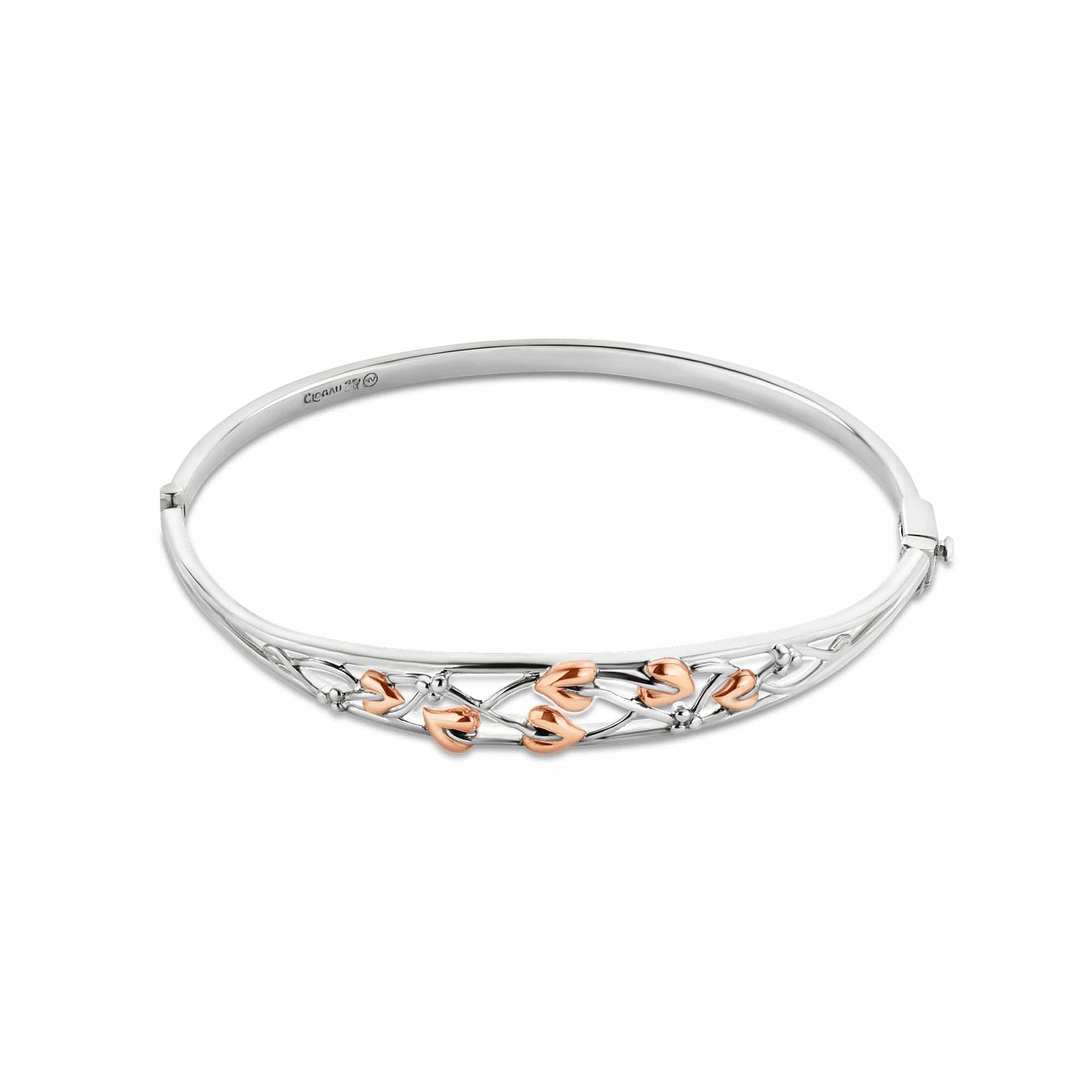 Tree of Life® Silver Oval Bangle