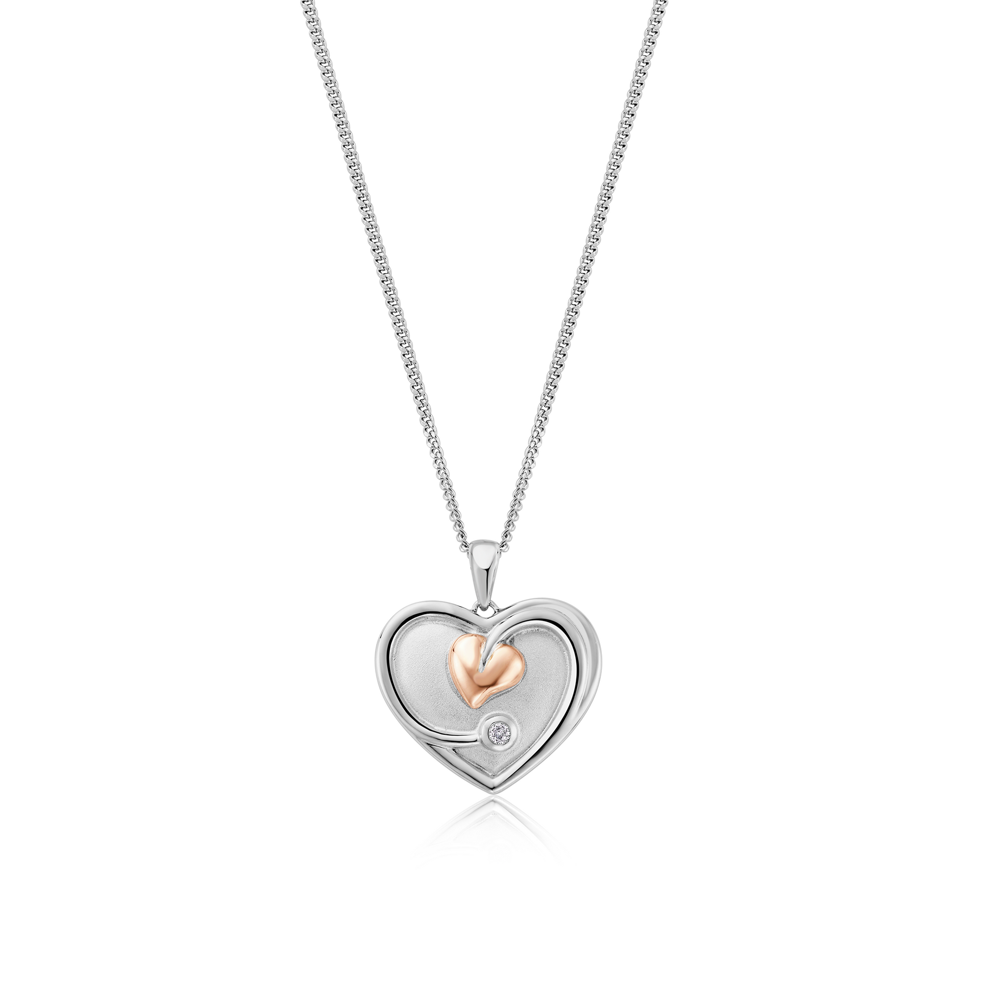 Tree of Life® White Topaz Heart Pendant