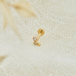 Clogau® Celebration Gold and Laboratory-Created Diamond Bubbles Piercing Stud