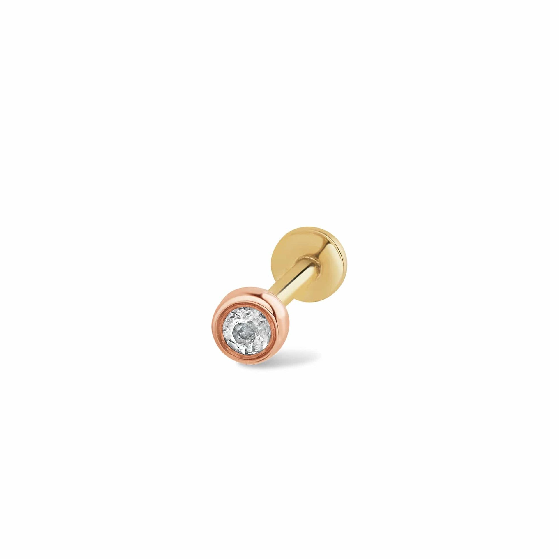 Clogau® Celebration Gold and Laboratory-Created Diamond Piercing Stud