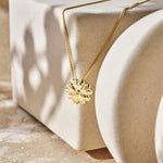 Flower Gold and Diamond Pendant