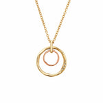 Ripples Gold and Diamond Pendant