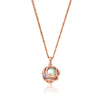 Rose Gold Tree of Life Pearl Pendant